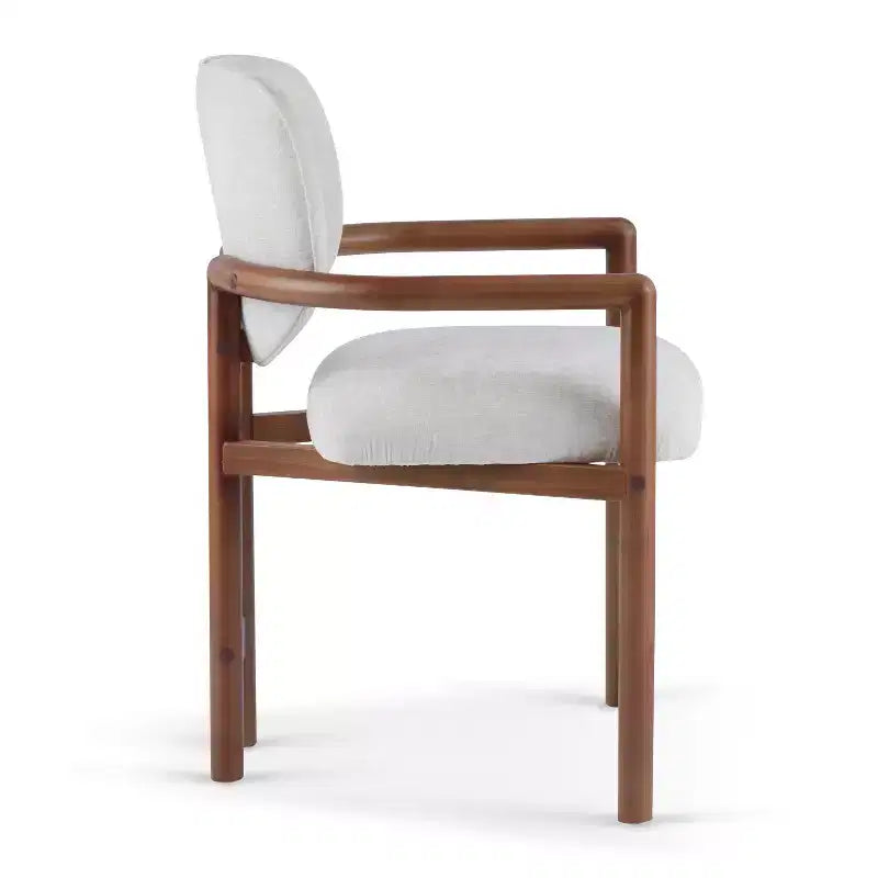 Christopher Knight Home Edge Modern Rubberwood Upholstered Dining Chairs (Set of 2)
