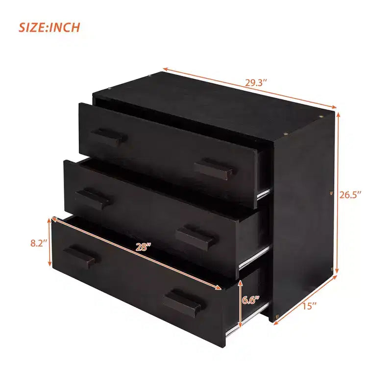 Whisen 77.4L x 40.5W Modern Design Twin Size Loft Bed with Cabinet and Shelf, Designed for your safety