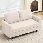 Hyleory Cozy Comfort Loveseat for Living Room, Small Space, Office, Apartment, Breathable Soft Fabric Sofa