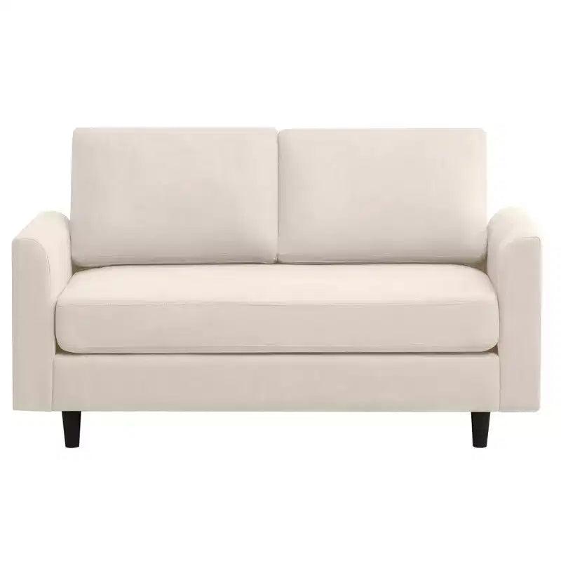 Hyleory Cozy Comfort Loveseat for Living Room, Small Space, Office, Apartment, Breathable Soft Fabric Sofa