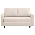 Hyleory Cozy Comfort Loveseat for Living Room, Small Space, Office, Apartment, Breathable Soft Fabric Sofa