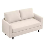 Hyleory Cozy Comfort Loveseat for Living Room, Small Space, Office, Apartment, Breathable Soft Fabric Sofa