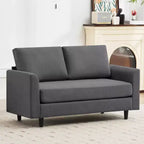 Hyleory Cozy Comfort Loveseat for Living Room, Small Space, Office, Apartment, Breathable Soft Fabric Sofa