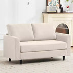 Hyleory Cozy Comfort Loveseat for Living Room, Small Space, Office, Apartment, Breathable Soft Fabric Sofa