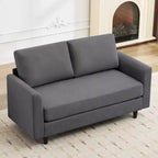 Hyleory Cozy Comfort Loveseat for Living Room, Small Space, Office, Apartment, Breathable Soft Fabric Sofa