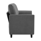 Hyleory Cozy Comfort Loveseat for Living Room, Small Space, Office, Apartment, Breathable Soft Fabric Sofa