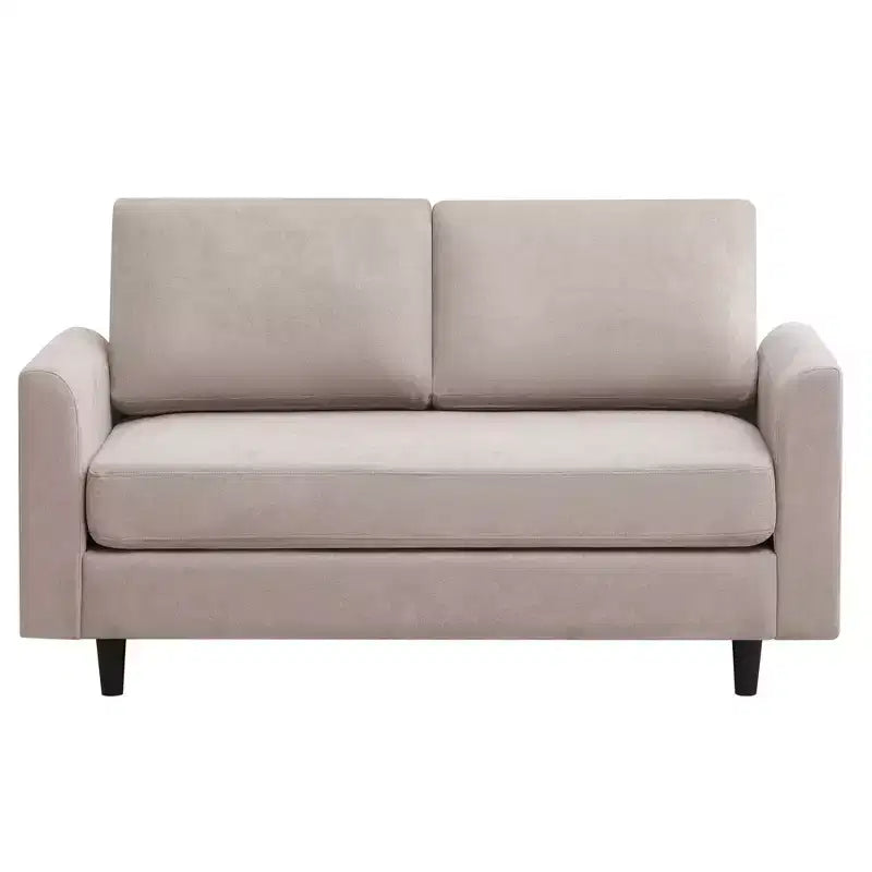 Hyleory Cozy Comfort Loveseat for Living Room, Small Space, Office, Apartment, Breathable Soft Fabric Sofa