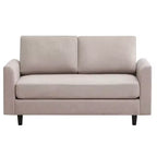 Hyleory Cozy Comfort Loveseat for Living Room, Small Space, Office, Apartment, Breathable Soft Fabric Sofa