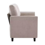 Hyleory Cozy Comfort Loveseat for Living Room, Small Space, Office, Apartment, Breathable Soft Fabric Sofa