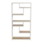 Household Essentials Jamestown Tall 6 Shelf Open Storage Bookshelf