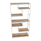 Household Essentials Jamestown Tall 6 Shelf Open Storage Bookshelf