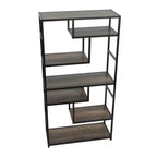 Household Essentials Jamestown Tall 6 Shelf Open Storage Bookshelf