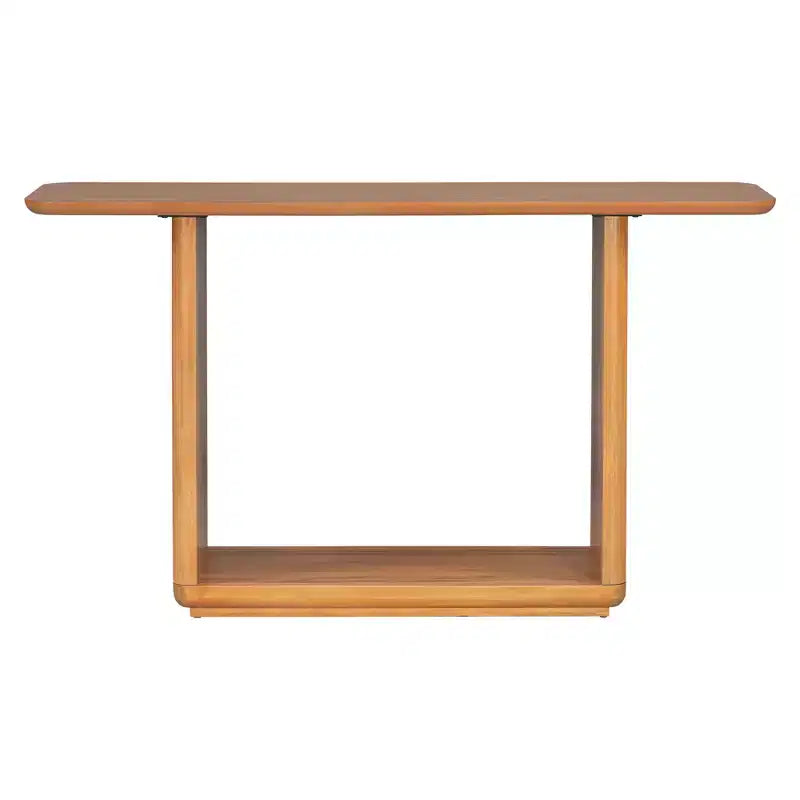 Christopher Knight Home Edana Tavolo Console Moderno con Base a U in Legno e Angoli Arrotondati