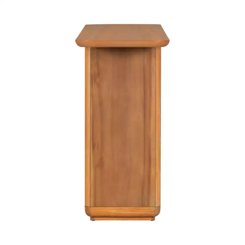 Christopher Knight Home Edana Tavolo Console Moderno con Base a U in Legno e Angoli Arrotondati