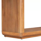 Christopher Knight Home Edana Tavolo Console Moderno con Base a U in Legno e Angoli Arrotondati