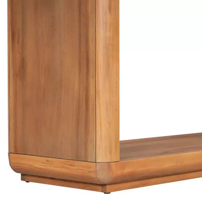 Christopher Knight Home Edana Tavolo Console Moderno con Base a U in Legno e Angoli Arrotondati