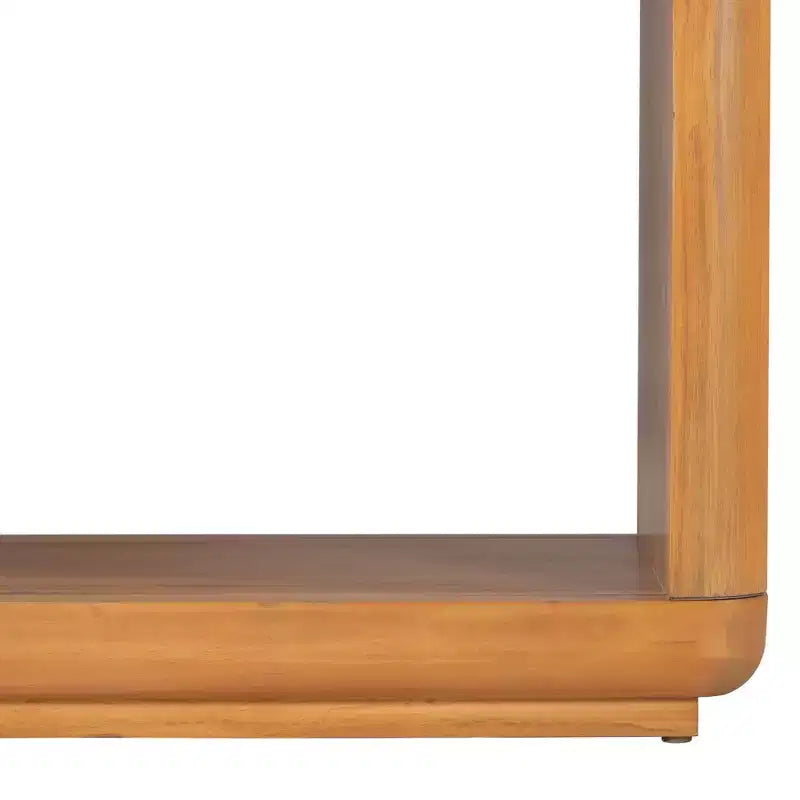 Christopher Knight Home Edana Tavolo Console Moderno con Base a U in Legno e Angoli Arrotondati