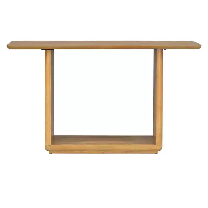 Christopher Knight Home Edana Tavolo Console Moderno con Base a U in Legno e Angoli Arrotondati