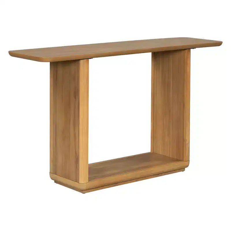 Christopher Knight Home Edana Tavolo Console Moderno con Base a U in Legno e Angoli Arrotondati