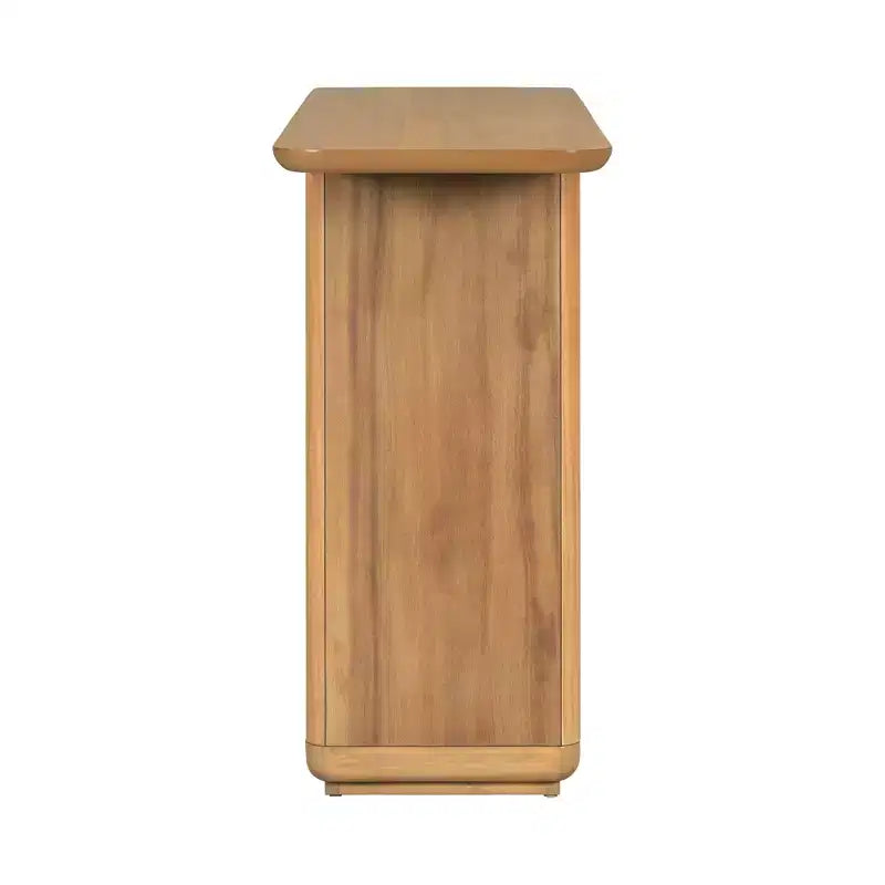 Christopher Knight Home Edana Tavolo Console Moderno con Base a U in Legno e Angoli Arrotondati