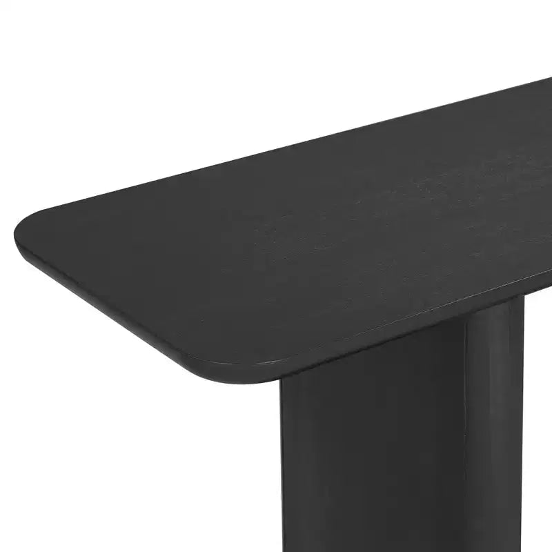 Christopher Knight Home Edana Tavolo Console Moderno con Base a U in Legno e Angoli Arrotondati