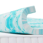 Materasso Morbido in Memory Foam Blu di 5 cm per Letto Singolo: Sperimenta il Massimo Comfort con la Nostra Soluzione Premium per il Sonno