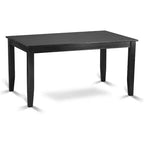 HomeStock Rectangle Wood Dining Table Set 36x60 Inch