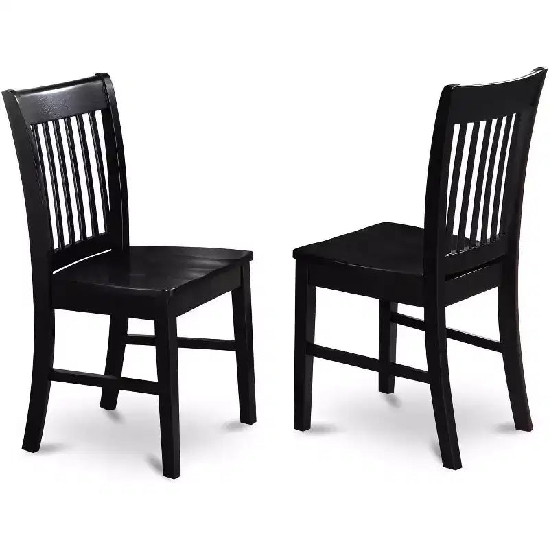 HomeStock Rectangle Wood Dining Table Set 36x60 Inch