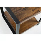Jofran,Loftworks Modern Industrial Distressed Acacia End Table