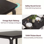 Tavolo da pranzo per 2, set tavolo e sedie piccolo per 2, set dinette per 2, set tavolo da pranzo quadrato, set 3 pezzi cucina e sala da pranzo per piccoli spazi
