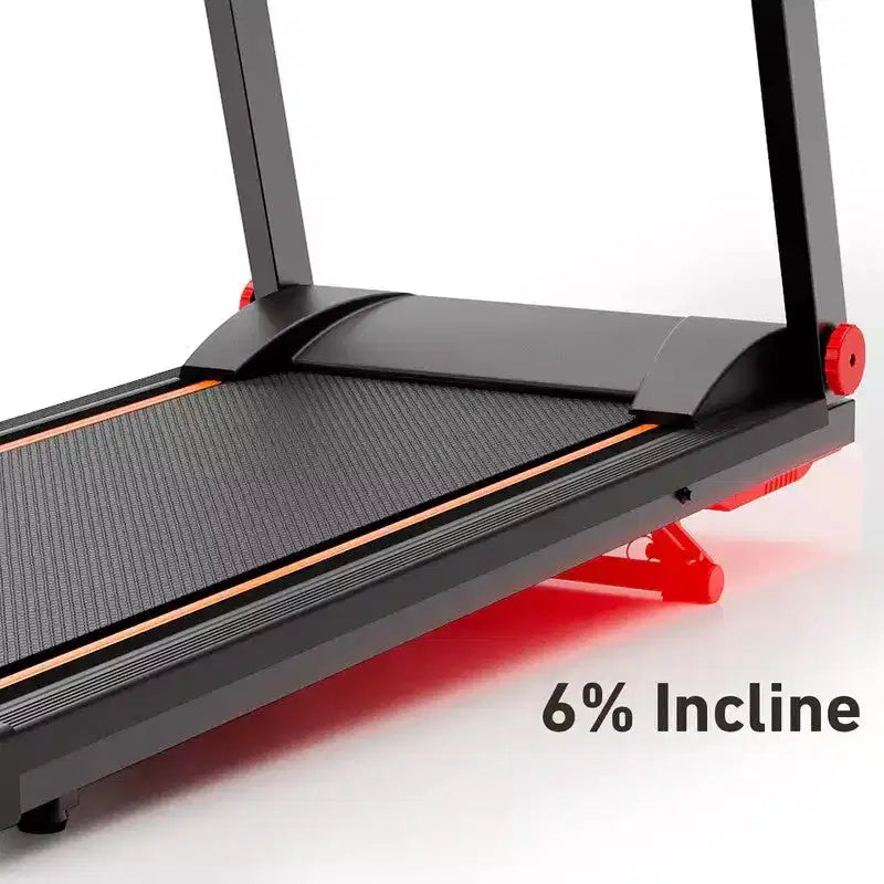 Tapis Roulant Intelligente Pieghevole DeerRun A1 con Inclinazione del 6% - Supporta Bluetooth e Telecomando Senza Fili