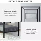 DHP Modern Metal Canopy Bed
