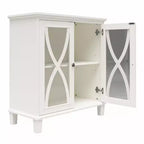 Ameriwood Home Celeste Accent Cabinet with Glass Doors