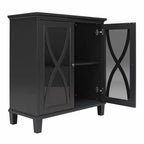 Ameriwood Home Celeste Accent Cabinet with Glass Doors