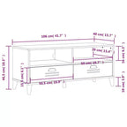 vidaXL TV Stand Storage Media Console Entertainment Center Solid Wood Pine