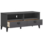 vidaXL TV Stand Storage Media Console Entertainment Center Solid Wood Pine
