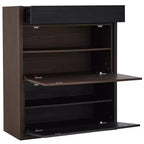 Extendable Shoe Cabinet, Rotating Shoe Storage Cabinet with Drawer,Multi-Function Storage Combination Cabinet for Living Room