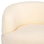 Flynn Faux Lamb Wool Swivel Chair - SFV4739 - Safavieh Couture