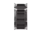 Set di mobili contenitori Seville Classics UltraHD 2 pezzi, 30 x 18 x 90,5