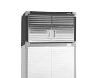 Set di mobili contenitori Seville Classics UltraHD 2 pezzi, 30 x 18 x 90,5