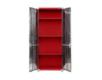 Set di mobili contenitori Seville Classics UltraHD 2 pezzi, 30 x 18 x 90,5