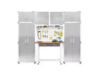 Set di mobili contenitori Seville Classics UltraHD 2 pezzi, 30 x 18 x 90,5