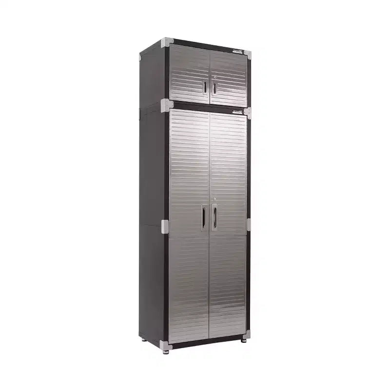 Seville Classics UltraHD 2-Piece Storage Cabinet Set, 30 x 18 x 90.5