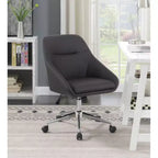 Simple Relax Leatherette Upholstered Office Chair with 5 Casters