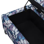 Christopher Knight Home Madison Pouf Ottomano Rettangolare Contemporaneo in Legno Rivestito con Motivo Floreale
