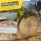 Mountain bike da 27,5 pollici, telaio in lega di alluminio, bici da montagna da città pendolare da trail a 21 velocità con doppi freni a disco e forcella ammortizzata per donne e uomini