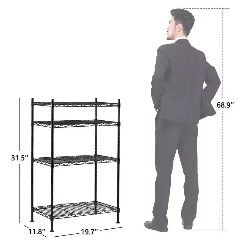 Karl Home | Scaffale in acciaio da 50 cm L