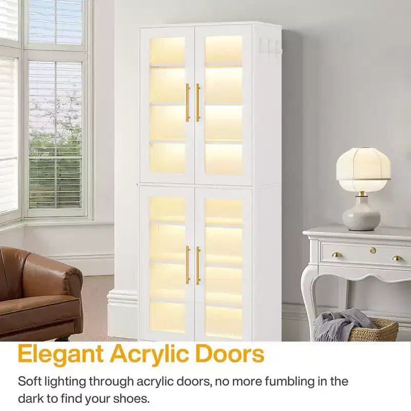 MAYEERTY Scarpiera con Luci LED Telecomandate per un Arredamento Smart della Casa