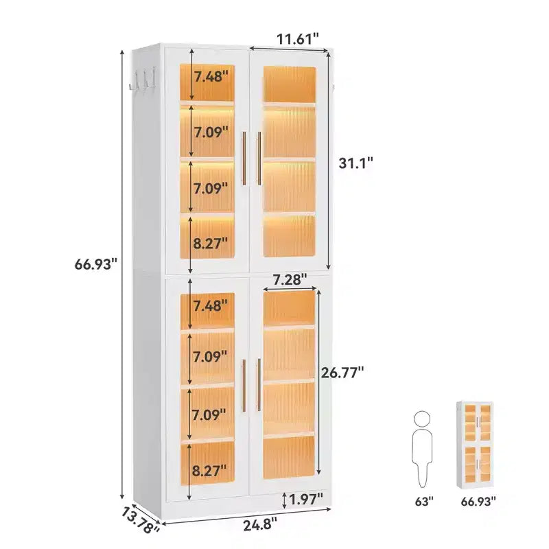 MAYEERTY Scarpiera con Luci LED Telecomandate per un Arredamento Smart della Casa
