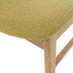 Christopher Knight Home Iriat Mid Century Modern Fabric Upholstered Wood 5 Piece Dining Set